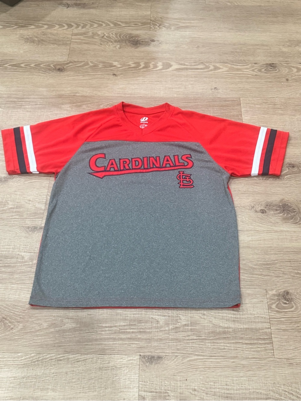 St. Louis Cardinals Dynasty Performance Jersey Shirt MLB Red Gray Size Large